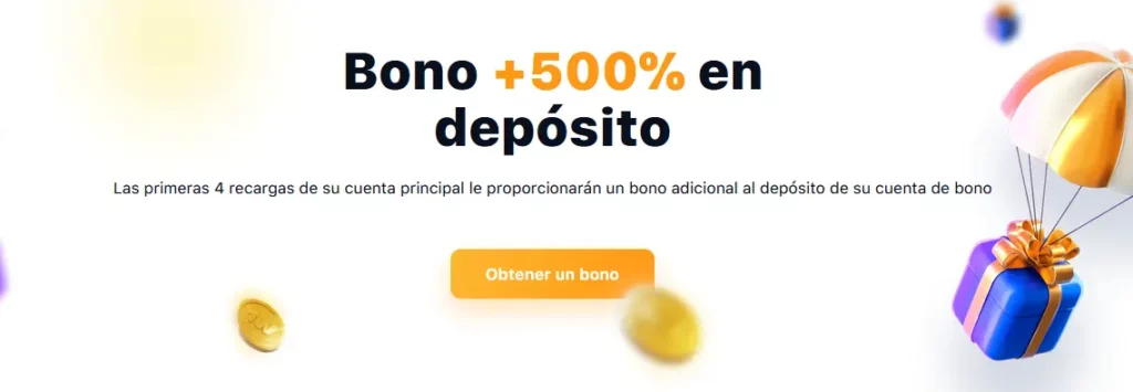 Bono +500% en depósito