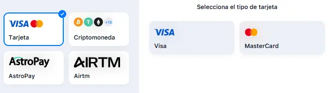 Métodos de pago para la Chile