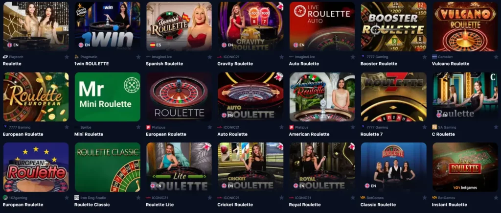 Ruleta 1Win